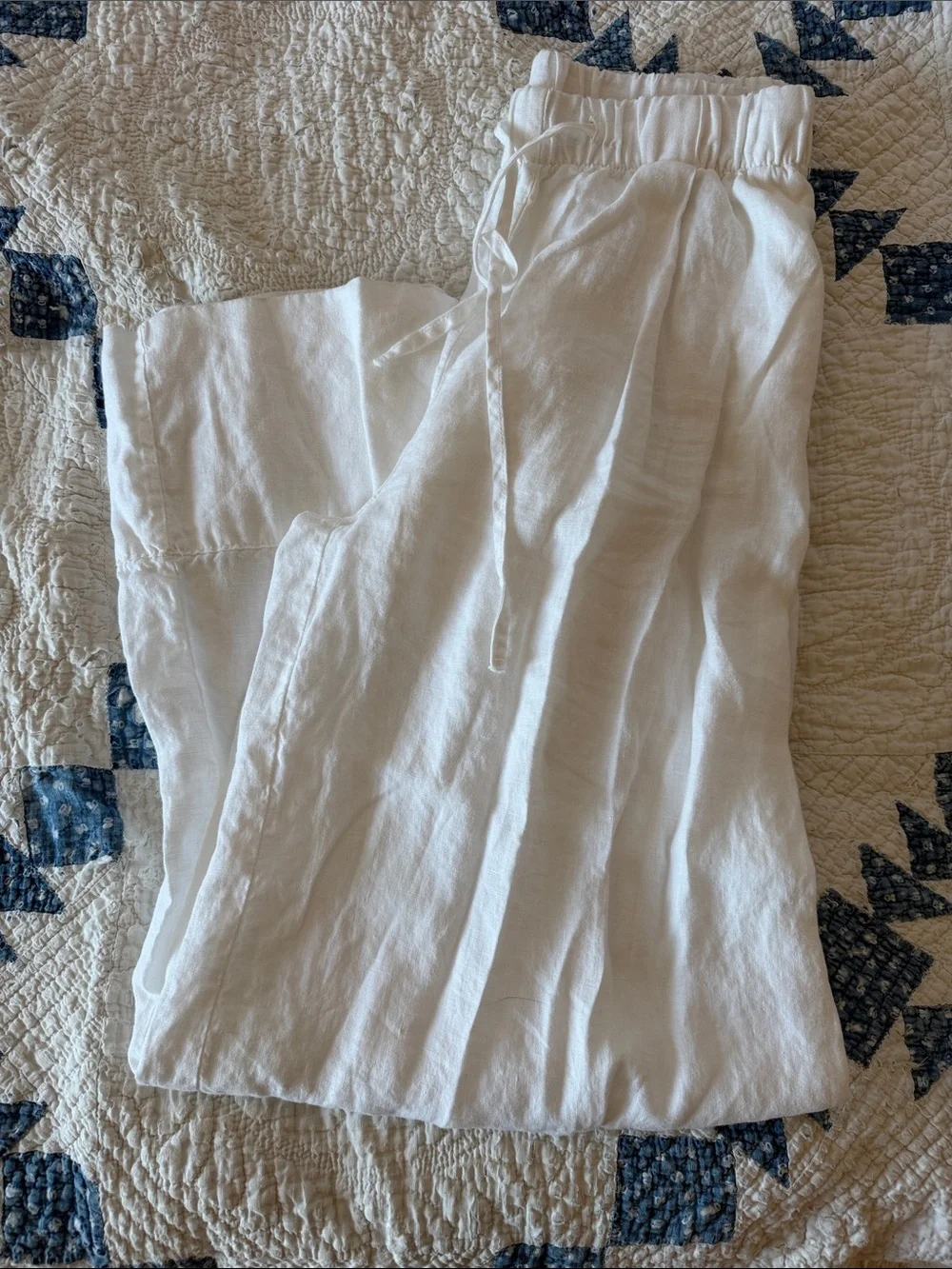 Zara linen palazzo pants like new